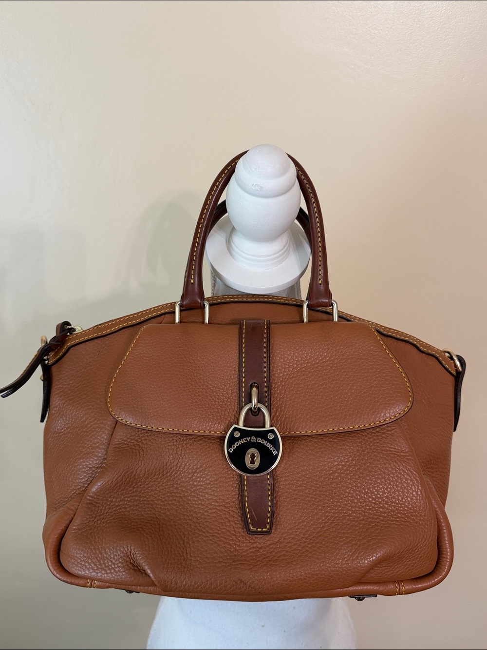 Dooney & Bourke Samba Pebbled Leather Satchel - Picture 10 of 10